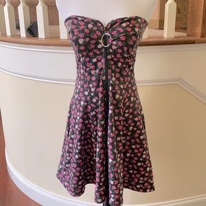 Betsey Johnson Vintage Strapless Dress (M)